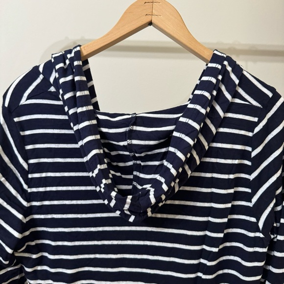 S Blue Caribbean Beach Coverup with Hoodie - Picture 5 of 5